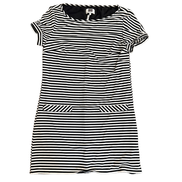 Laundry by Design Casual summer short sleeve striped dress nautical coastal - Picture 2 of 5